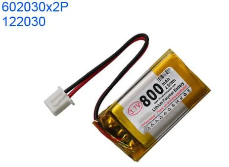 Бесплатная доставка 1шт 602030 2P 122030 800mAh 3 7 V полимерная литиевая батарея li po
