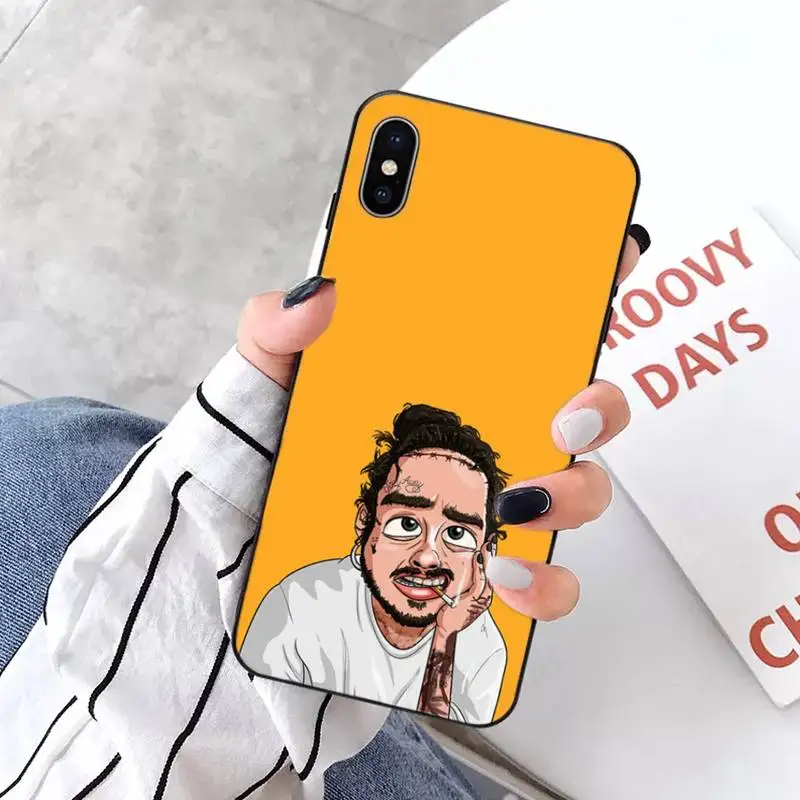 

post malone pop singer Phone Case for iPhone 11 12 pro XS MAX 8 7 6 6S Plus X 5S SE 2020 XR mini