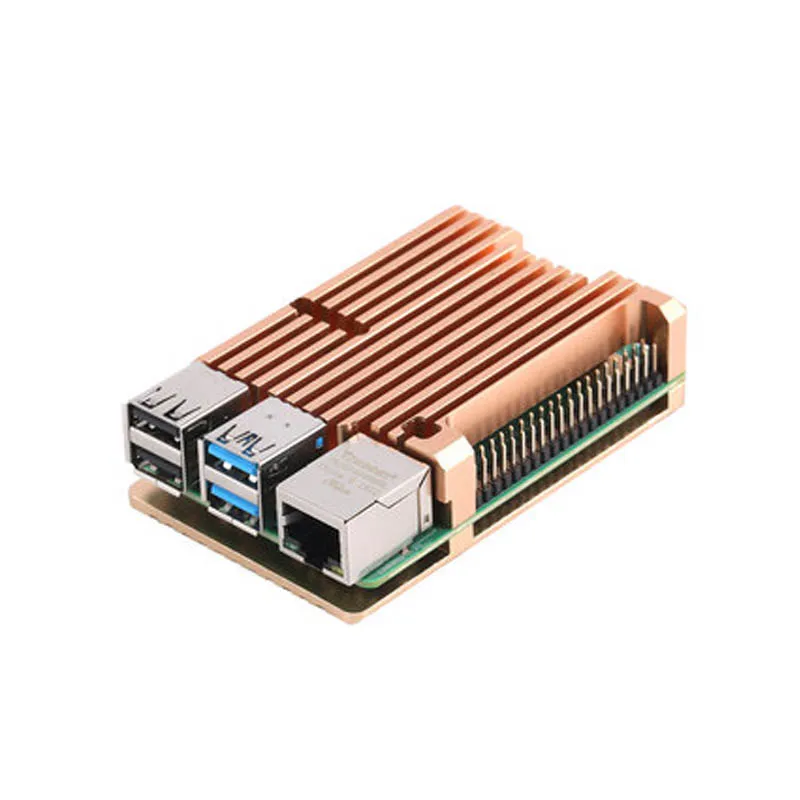 Dual Fans Raspberry Pi 4 Model B/3B+/3B Color Aluminum Metal Case with Super Two Cooling Fan +Heat Sinks for 4/3 | Компьютеры и офис