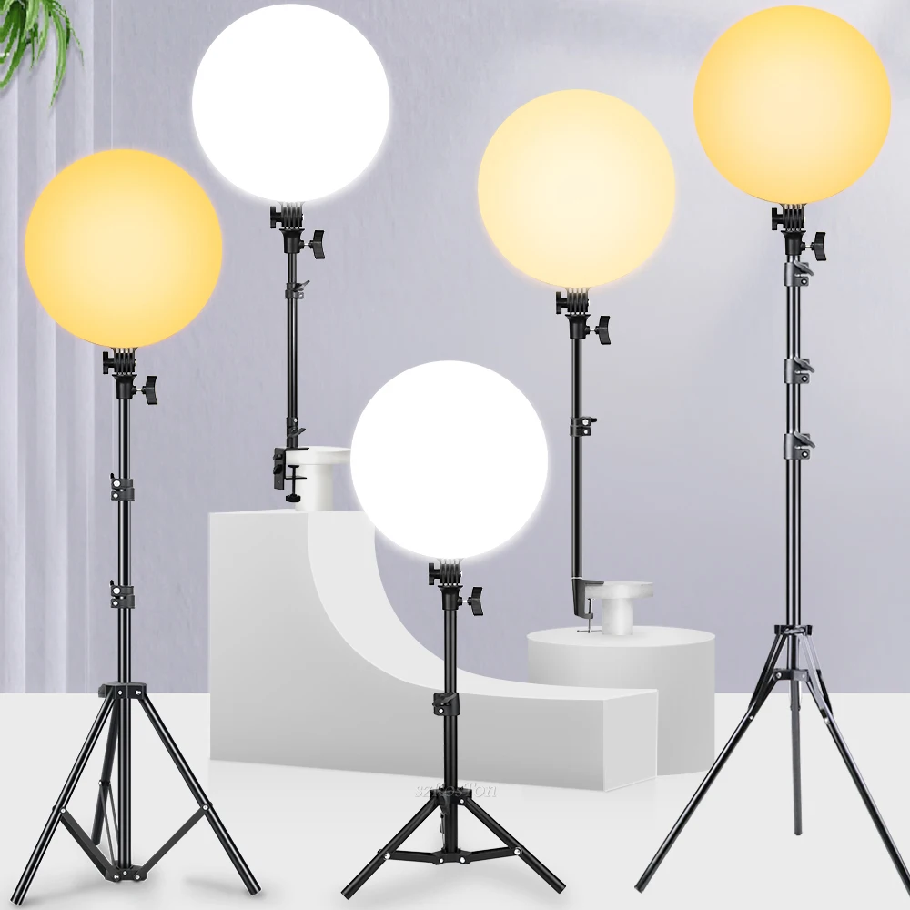

LED Photography Ring Light Dimmable Selfie Round Lamps With Tripod Phone Holder For Youtube Video Live Streaming Makeup Shooting