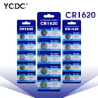 YCDC 5-50 шт. 3 в Литиевые кнопочные батареи CR1620 1620 ECR1620 EE6222 одноразовая батарея для часов пульт дистанционного управления Электроника