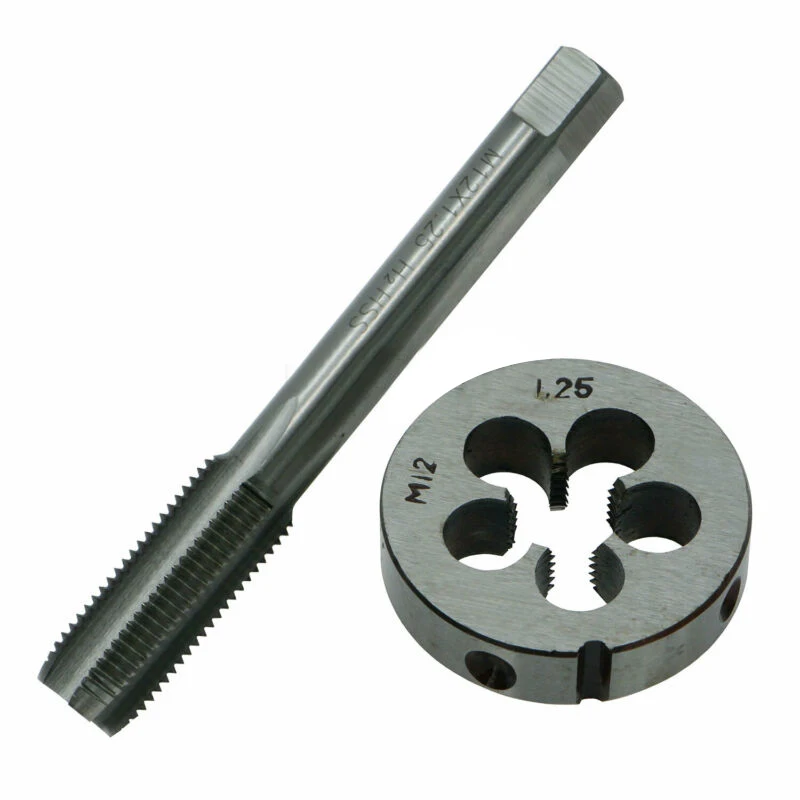 

1 Set 12mm X 1.25 HSS Metric Right-hand Tap And Die Set M12 X 1.25mm Pitch