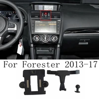 for subaru forester 2013 2017 car air vent mount adjustable smartphone holder stand mobile phone cradle accessories