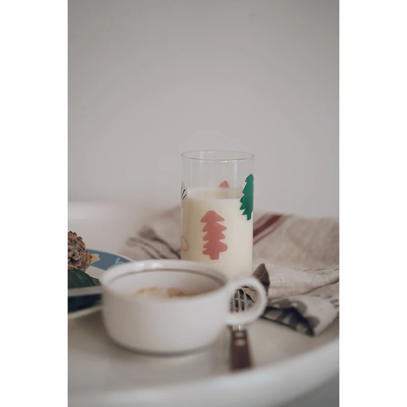 Ультратонкая термостойкая стеклянная чашка для молока креативные кофейные