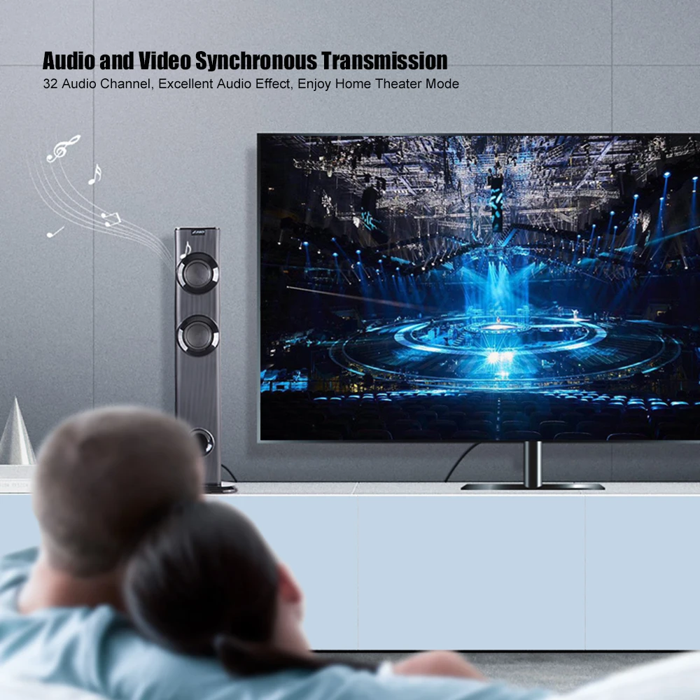 Совместимый с HDMI кабель 2 1 8K/60 Гц 4K/120 48 Гбит/с UHD совместимый Шнур преобразователь