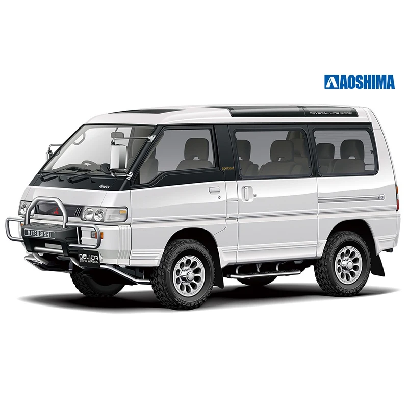 

Модель автомобиля Mitsubishi Delica STAR WAGON, модель в сборе, пластиковые аксессуары, модель для строительства, игрушка хобби 1/24, 06139