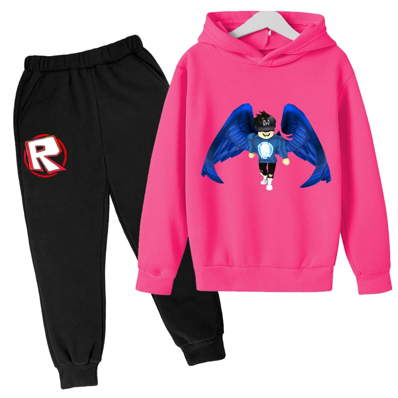 

New Game Robloxing Children's Home Service Suit Long-sleeved Pajama Set Two-piece Pajamas Kids Summer Pajamas Boys Clothes