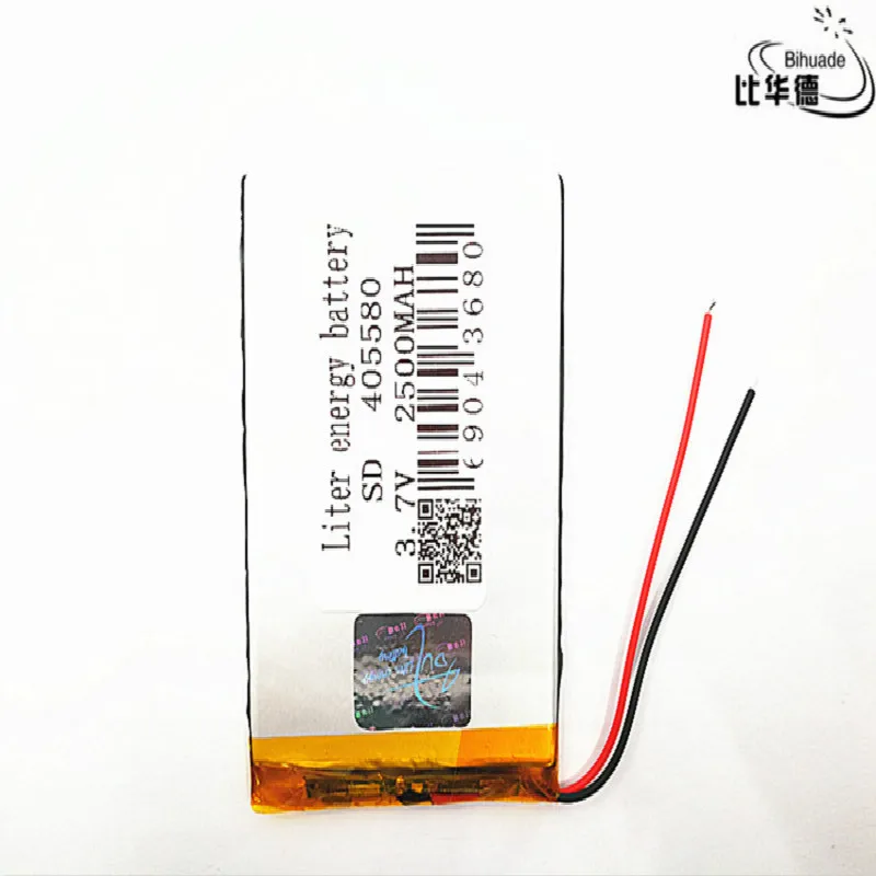 10 шт. литровая энергетическая батарея хорошего качества 3 7 в 2500 мАч 405580