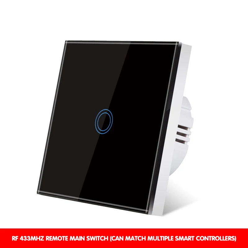 Сенсорный выключатель европейский стандарт трехцветная панель из хрустального