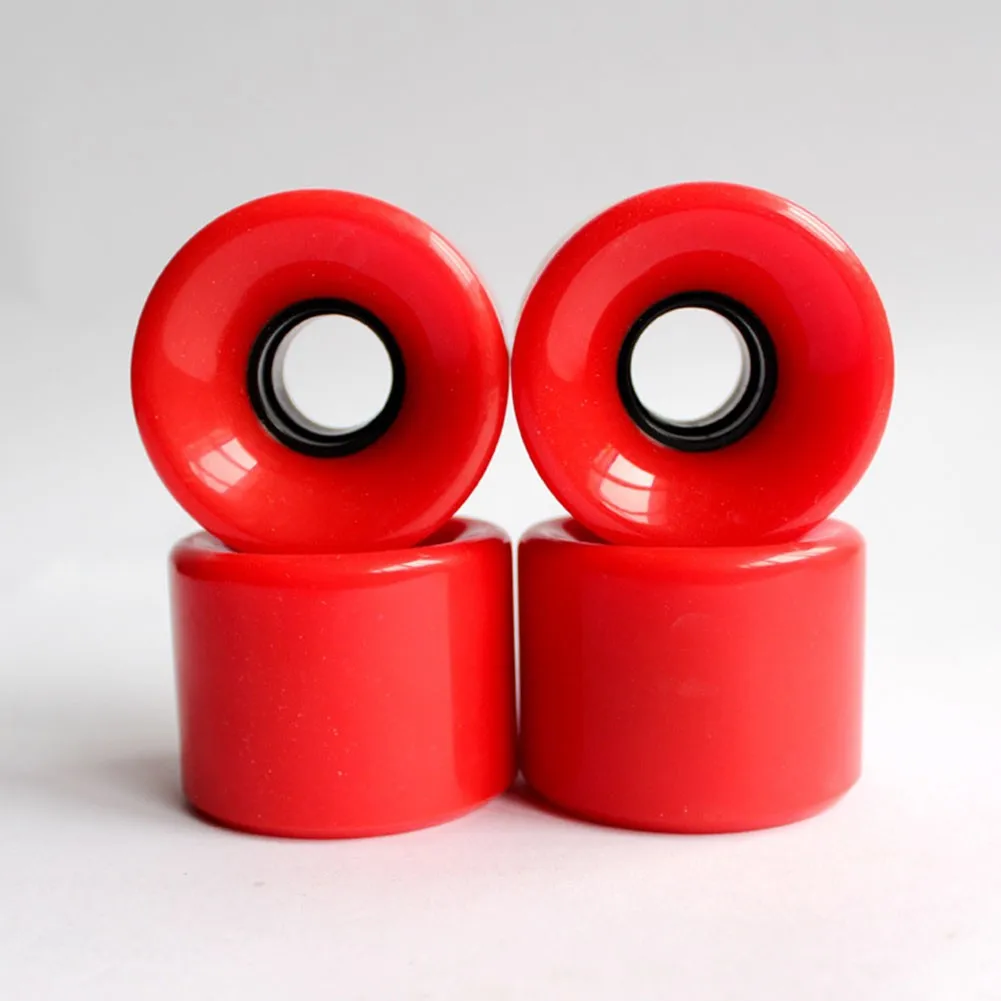 

4PCS Wheels Accesssories Durable Fittings Longboard PU Parts Replacement