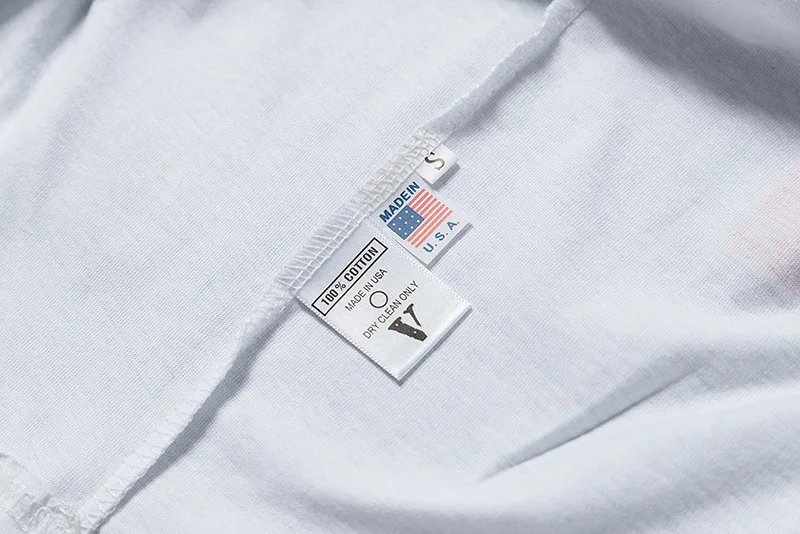 

T VLONE Men Shirt 100% Cotton Streetwear Women's T-shirt USA Summer Short Sleeve Brand Hip Hop Tshirt