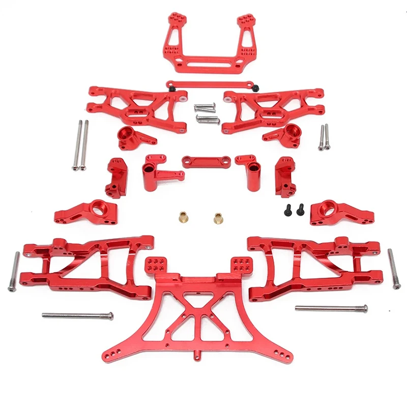 1set Aluminum Alloy Metal Upgrade Chassis Parts Kit for TRXXAS SLASH 2WD 1/10 RC Car Truck Accessories enlarge