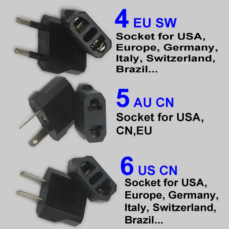 Дорожная розетка переходник европейская Германия преобразует США Китай