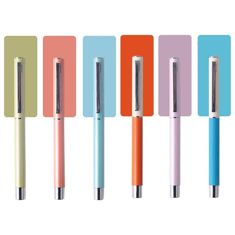 Модная металлическая ручка Красивая цветная для подписи подарочная бизнеса