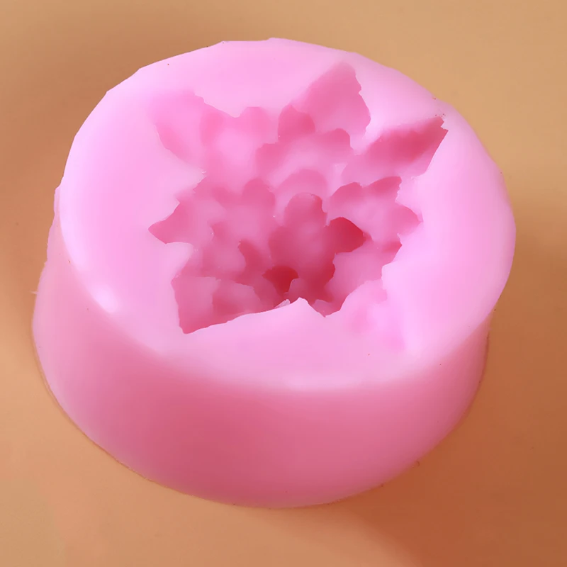 Новинка фиолетовая прямоугольная силиконовая форма в форме дерева 4 отверстия