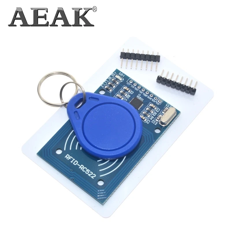 AEAK RFID модуль RC522 наборы S50 13,56 МГц 6 см с тегами SPI записи и чтения для arduno uno 2560