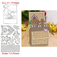 cute little people lollipop house metal cutting diestransparent clear stamps for diy scrapbooking album paper cards new 2020
