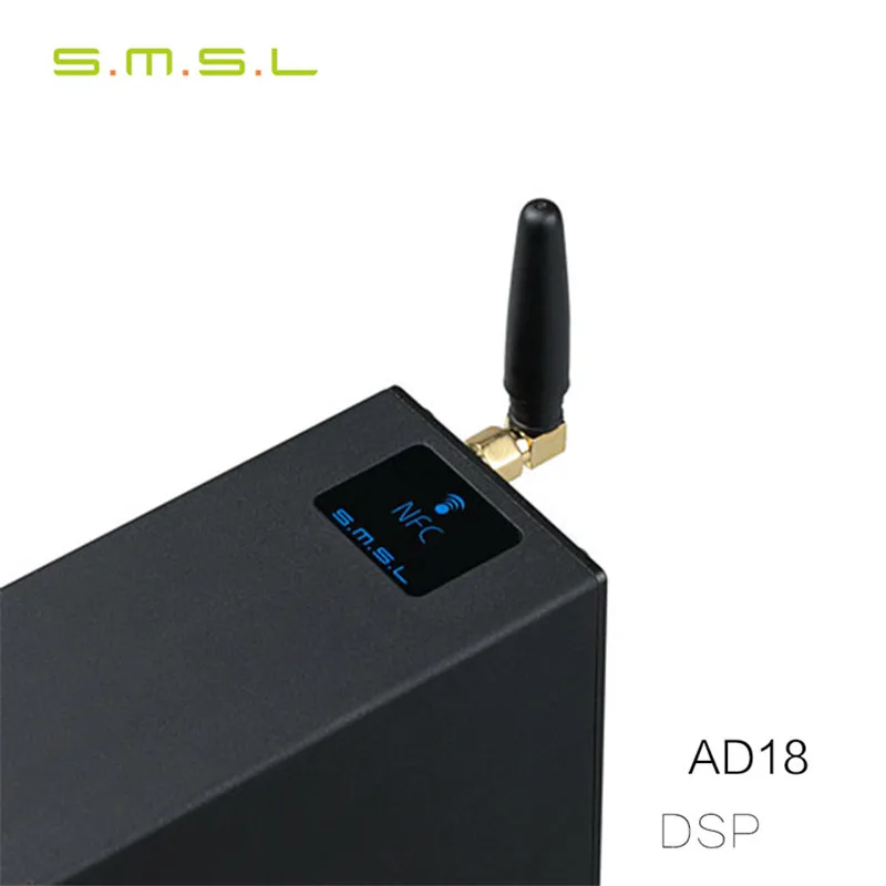 Цифровой аудиоусилитель SMSL AD18 Bluetooth 4 2 USB DAC усилитель плеер Hi Fi мощности 1