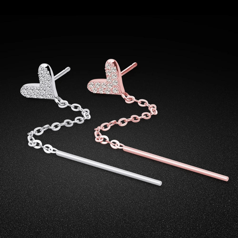 Романтичные серьги-Пусеты Из Натурального 925 пробы и серебра серьги-пусеты в виде