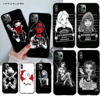 badass princess gangster marilyn tpu soft silicone phone case cover for iphone 11 pro xs max 8 7 6 6s plus x 5s se 2020 xr case