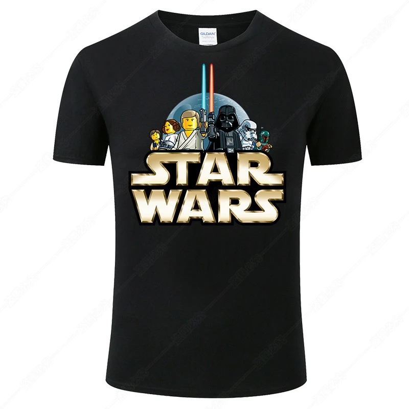 Star Wars T shirt Men Women Summer Fashion Casual Short Sleeved T-shirt For Cheap tshirt Vestidos Promotion Cool Tee J47 | Мужская