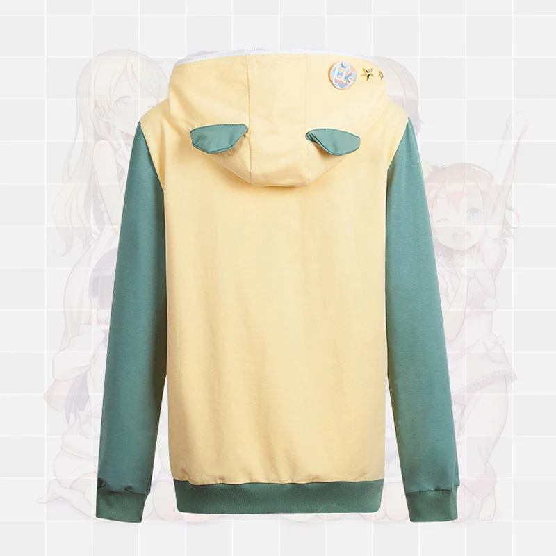 Костюм для косплея из аниме LoveLive толстовка с капюшоном Love Live куртки Hoshizora Rin топ