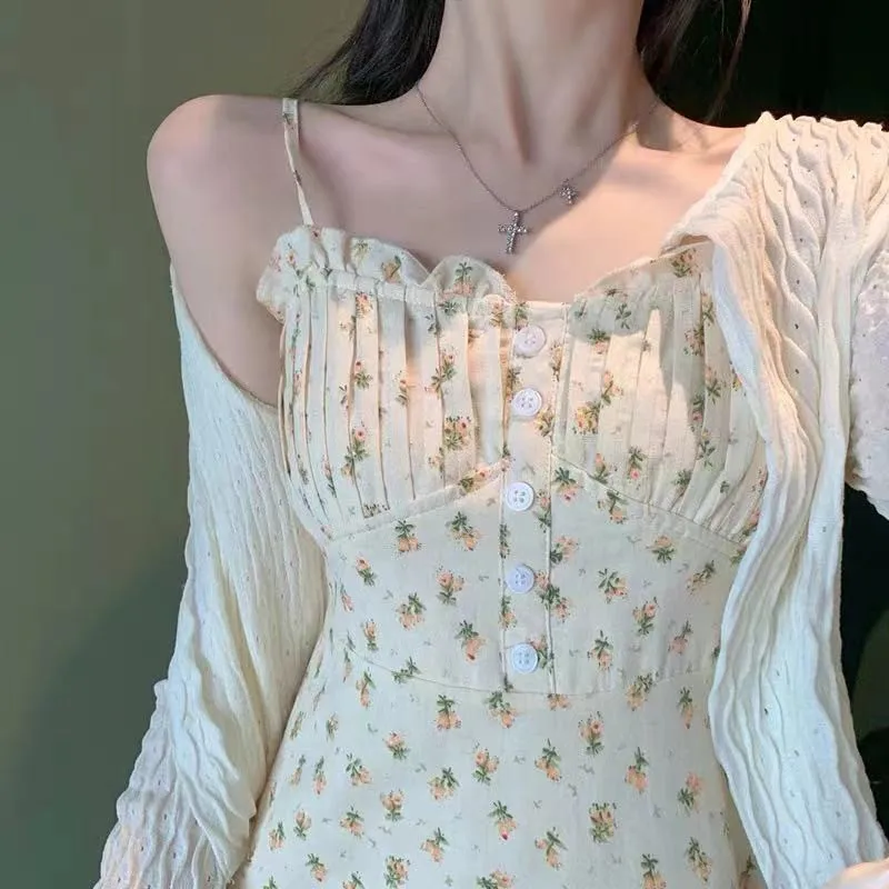 

ZWYJ949 Women Long Sleeve Shirt Dress Autumn Printed OL Long Dresses Laides Turn-down Collar Loose Sundress Party Dresses