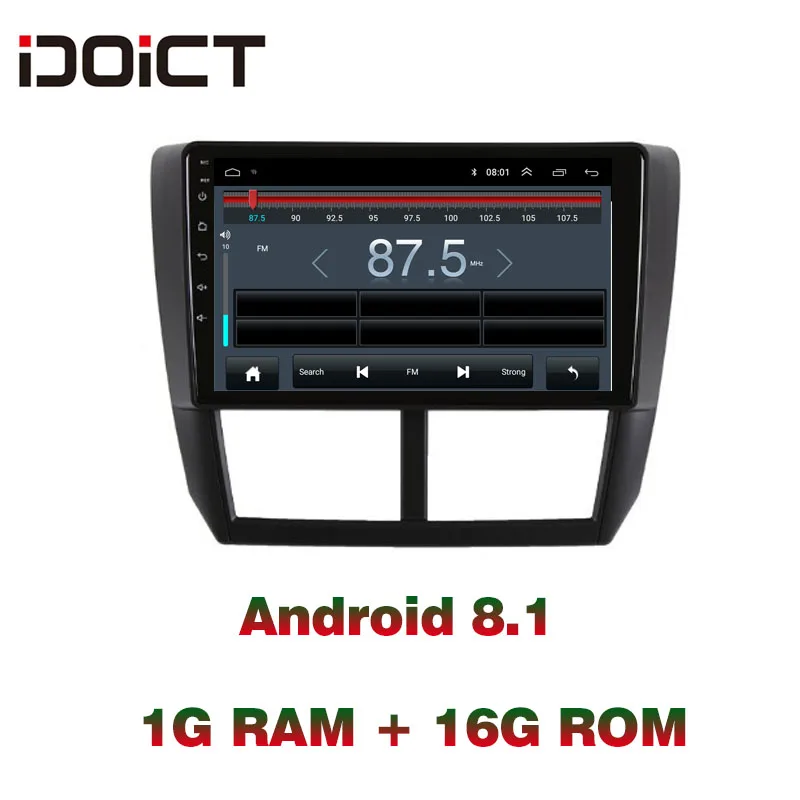 Автомобильный DVD-плеер IDOICT Android 9 1 GPS-навигация мультимедийный плеер для SUBARU Forester