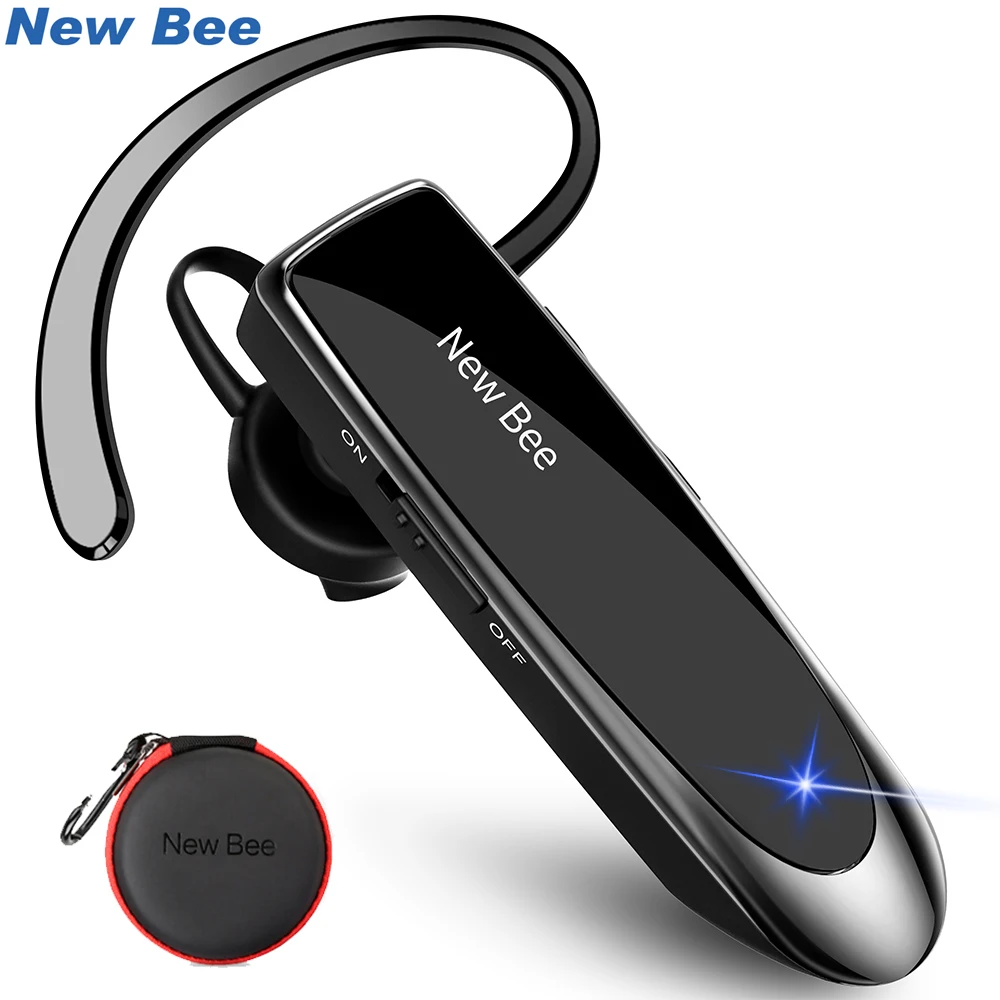 Новинка Bee беспроводные bluetooth-наушники, мини bluetooth-гарнитура, наушники с микрофоном 22 H, музыка для iPhone xiaomi