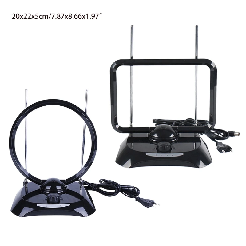 

2021 New Strongest Amplified Digital TV Antenna Support Smart TVs Smart TVs and All Older TVs Reception Portable TV Antenna