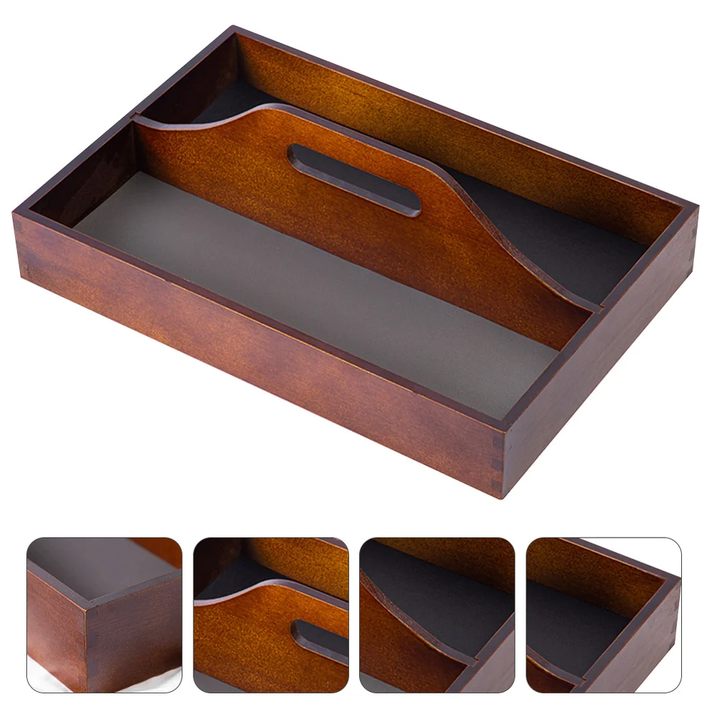 

1Pc Household Cosmetic Storage Holder Jewelry Storage Container (Brown)