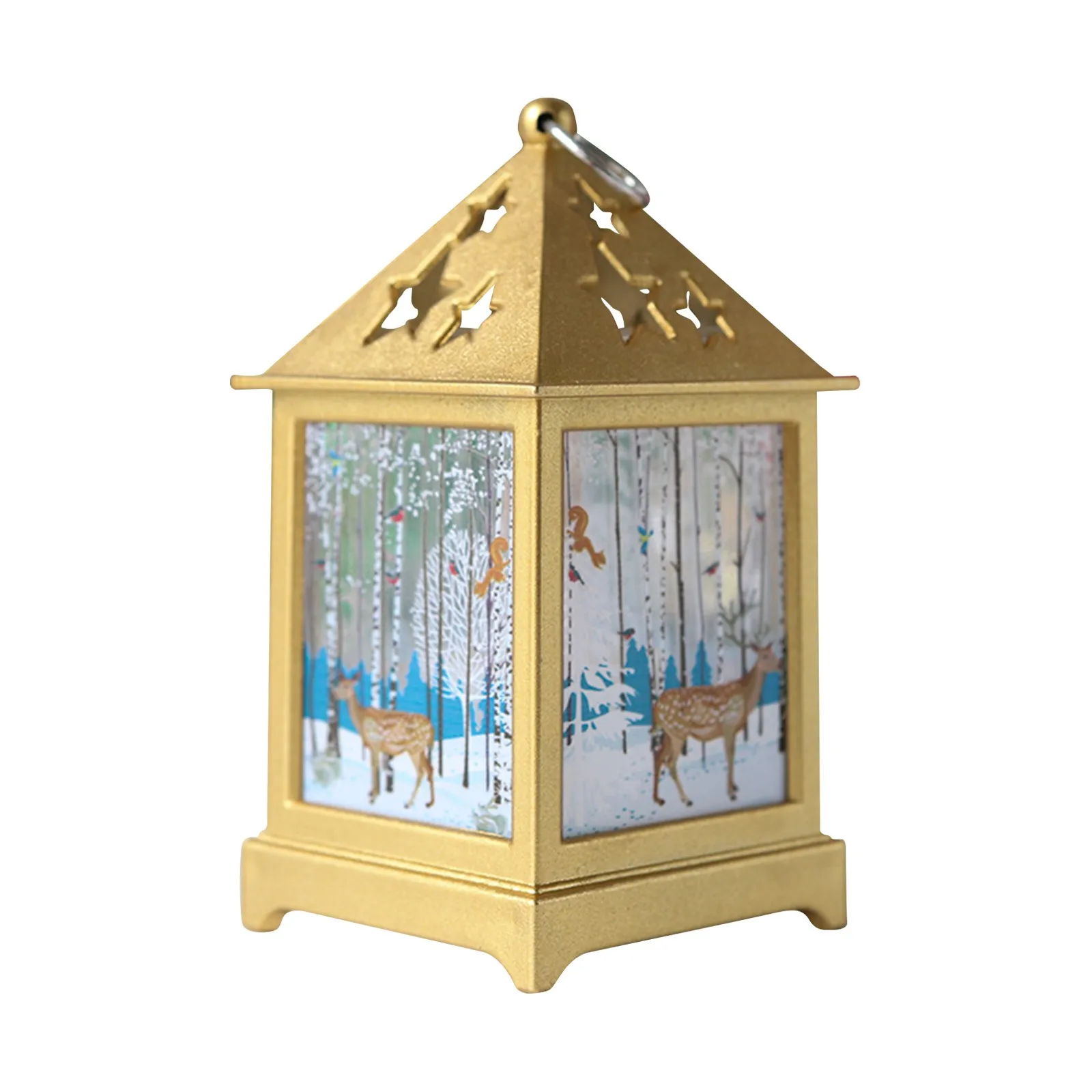 Рождественский Настольный подсвечник украшение для украшения праздничный