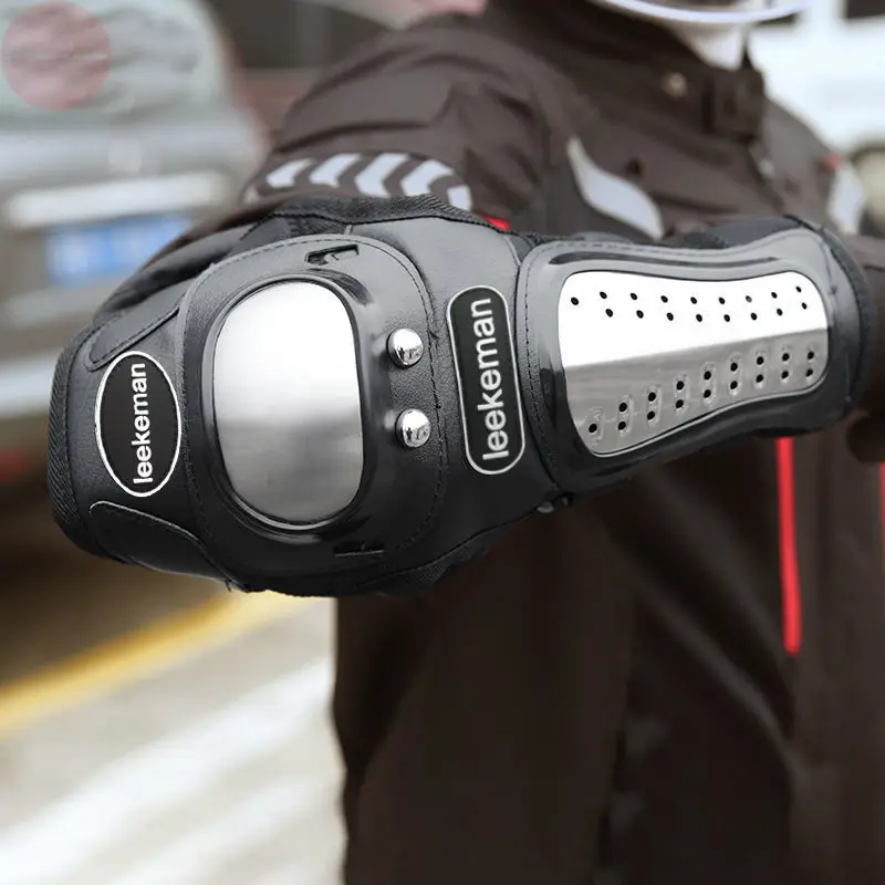 

Riding knee and elbow protection Stainless steel four piece cross-country riding Knight protector
