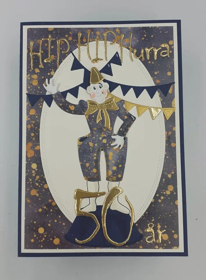 Маленький уход за кожей лица клоун металлический Трафаретный вырубной штамп