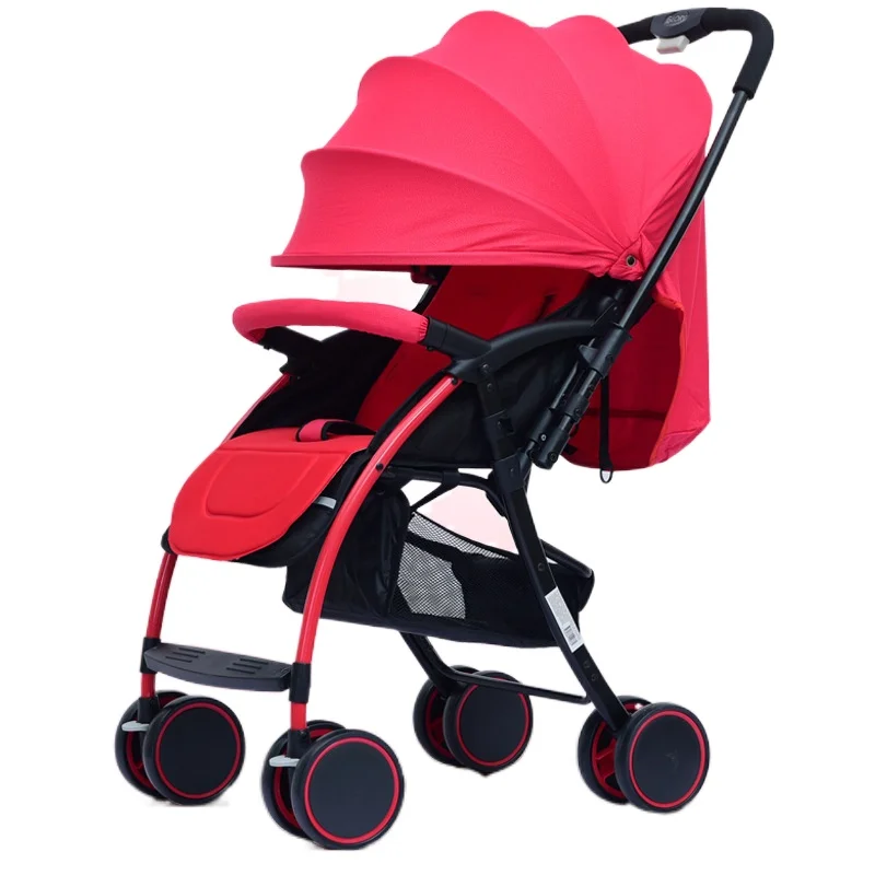 Baby Two-way Stroller, One-key Storage, Four Seasons, Convenient To Carry, Shock Absorber Trolley Umbrella Car