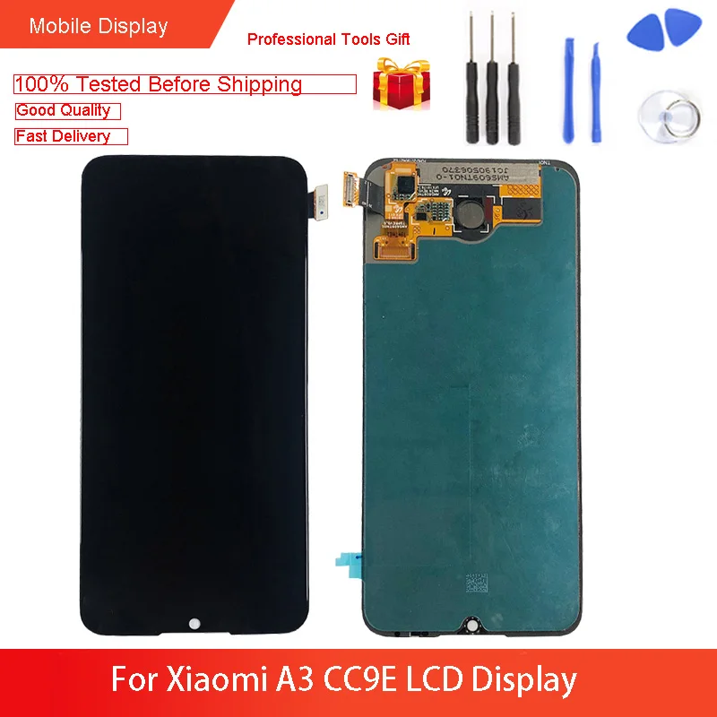 6 01 &quotОригинальный ЖК дисплей для Xiaomi A3 CC9E 10 сенсорный экран в сборе дигитайзер