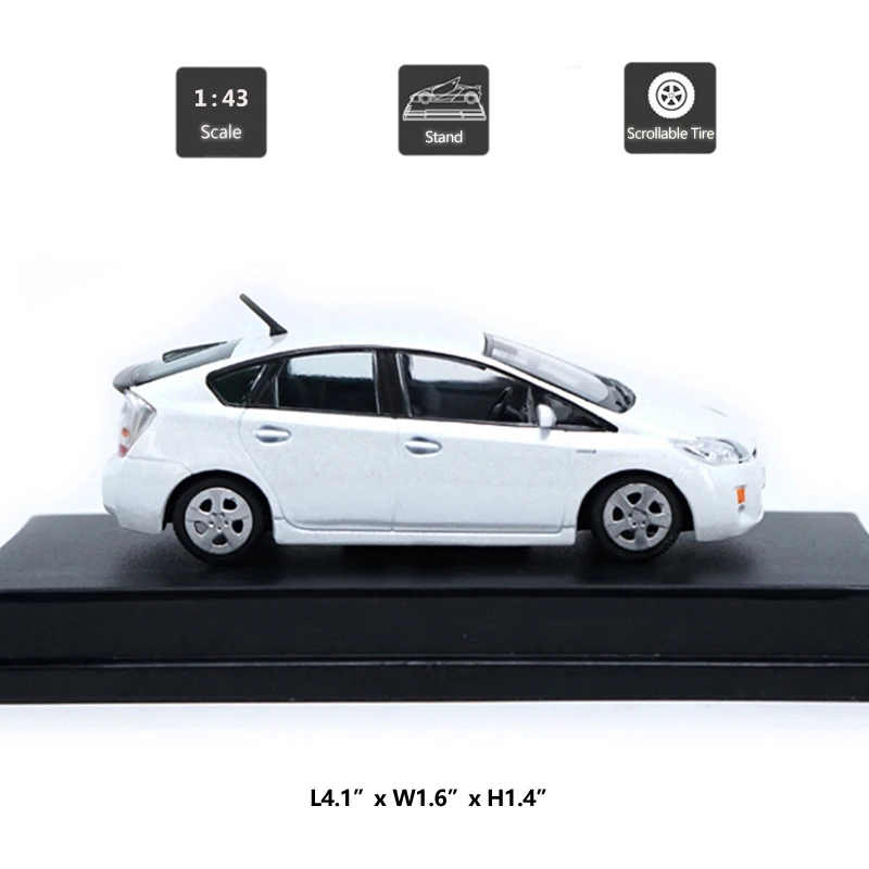 HOMMAT моделирование 1:43 Toyota Prius модель автомобиля литье под давлением коллекция