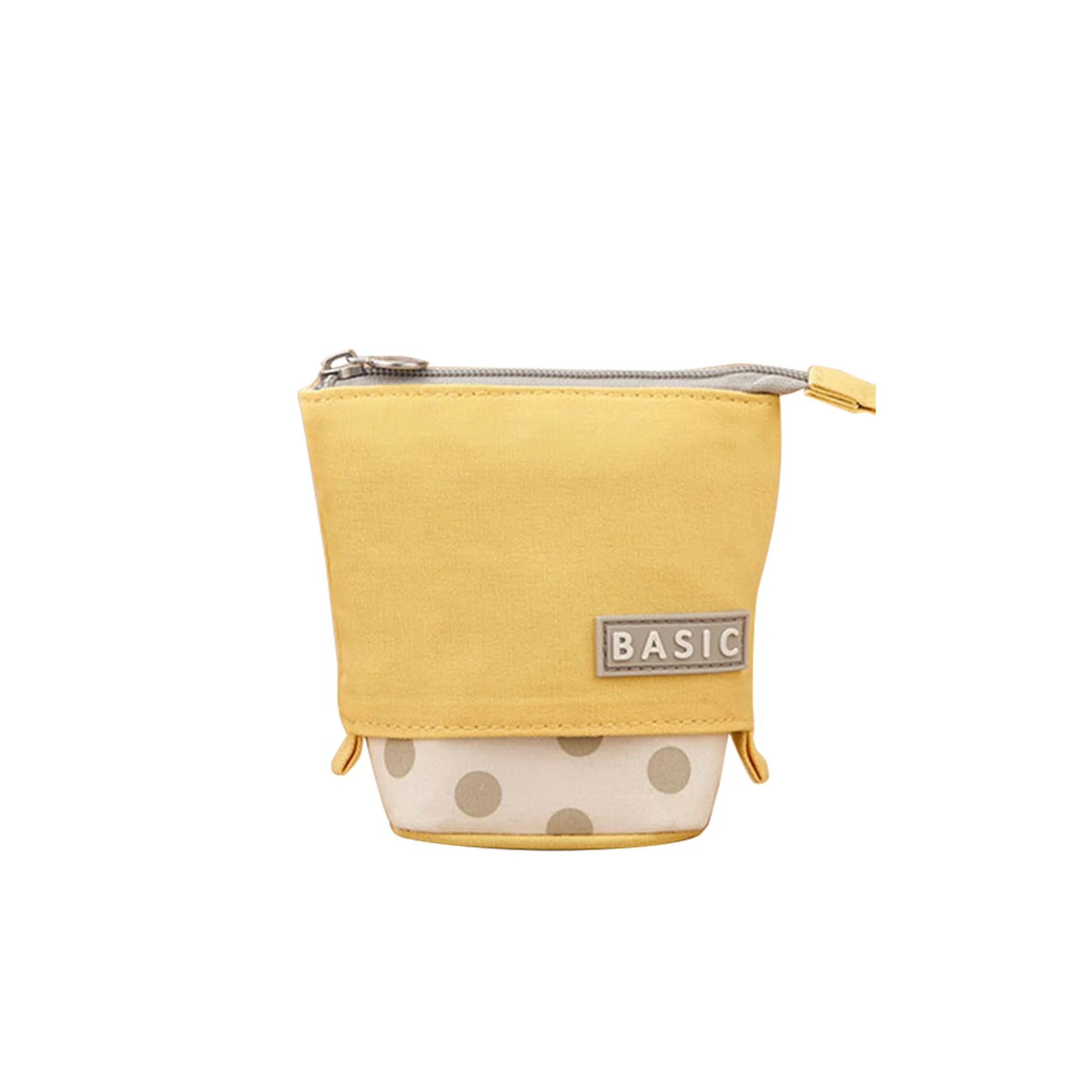 

Pen Bag Canvas Practical Home Foldable Box For Students Portable Desktop Wave Point Office School Cute Storage Large Capacity