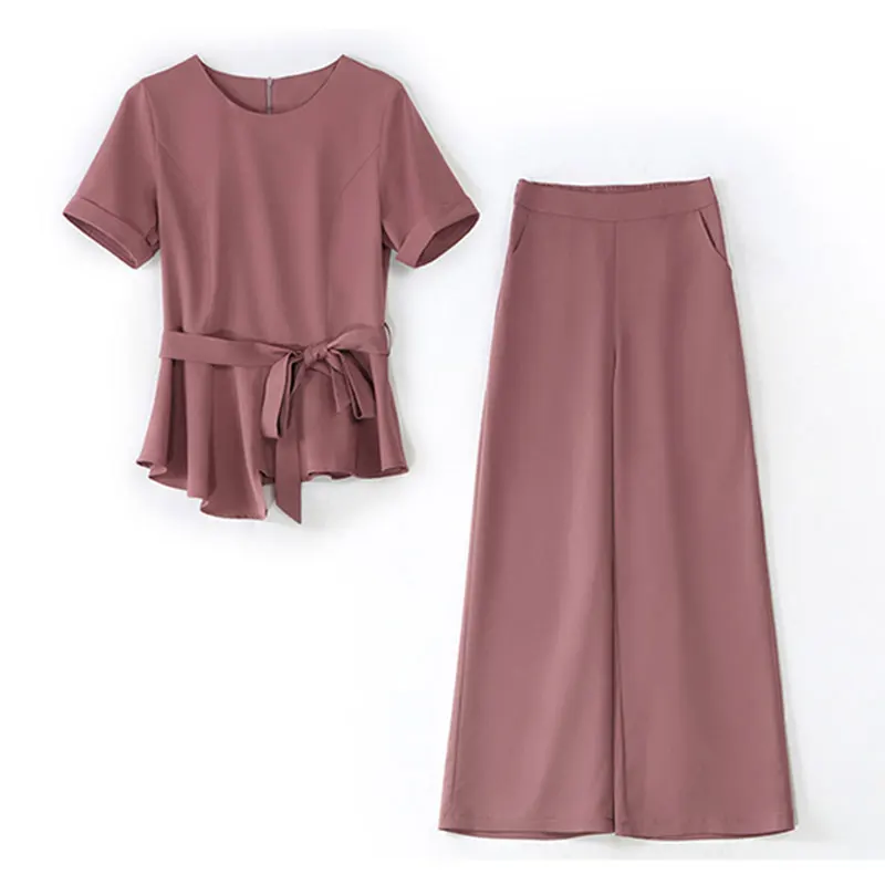 Женский летний женский комплект 2 шт. модный костюм женские топы с короткими