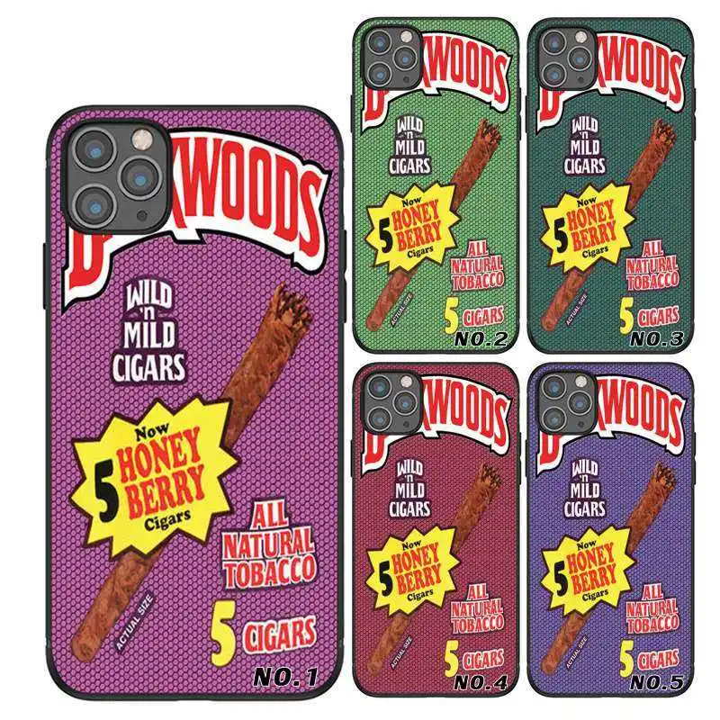

Classic Backwoods Honey Berry Cigars printed phone case for iPhone 8 X Xs Max 11 11Pro 11Pro Max Case