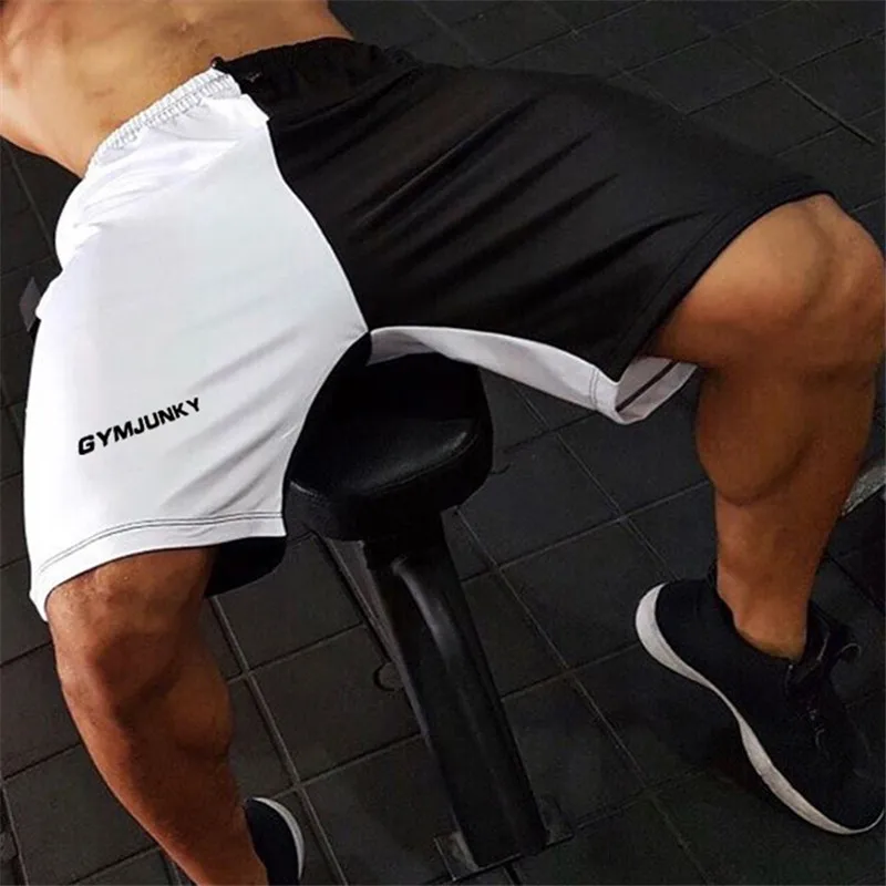 

New Men's Mesh Quick-dry Fitness Shorts Outdoor Running Exercise Breathable Short Pants Jogging Casual Patchwork Summer Shorts