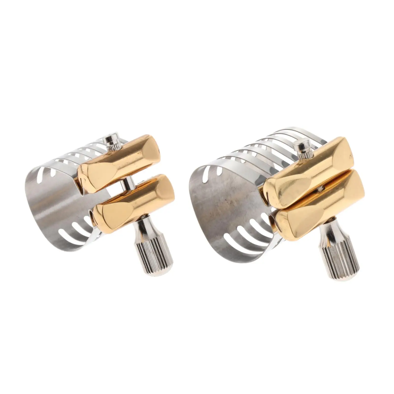 

Screw Adjust Nickel Plated Alto Tenor Saxophone Mouthpiece Ligature
