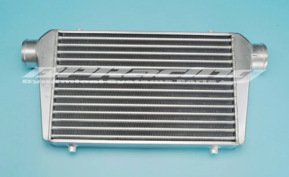 

Universal Front Mount Turbo Aluminum Racing Intercooler Coresize : 640 x 300 x 76mm / Oversize:450 x 300 x 76mm/ 3" Inlet/Outlet