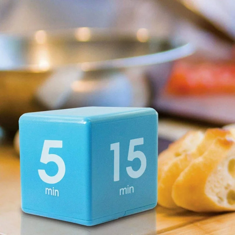 Кубический кухонный таймер карамельного цвета чудо куб 5 15 30 и 60 минут для