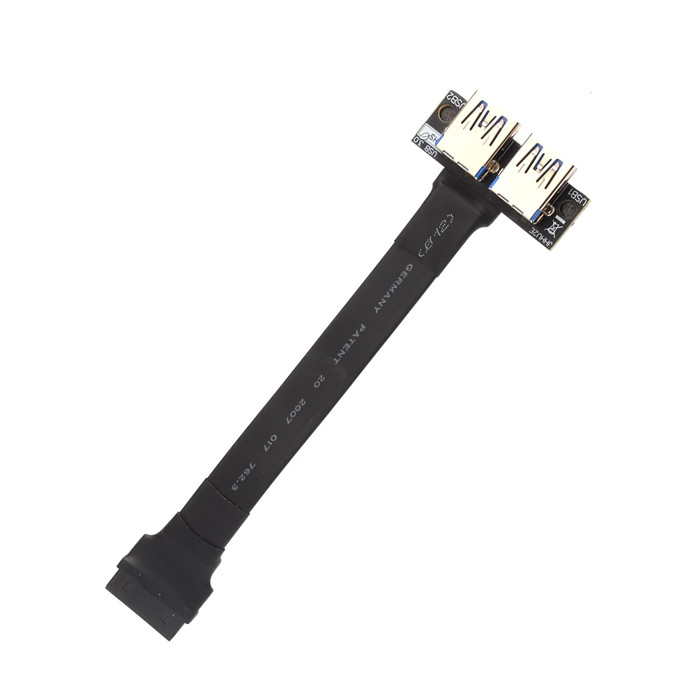 Новый переходник USB3.0/3 1 IDC 19/20P на TypeA внутренний разъем с двумя портами USB3.0 20P
