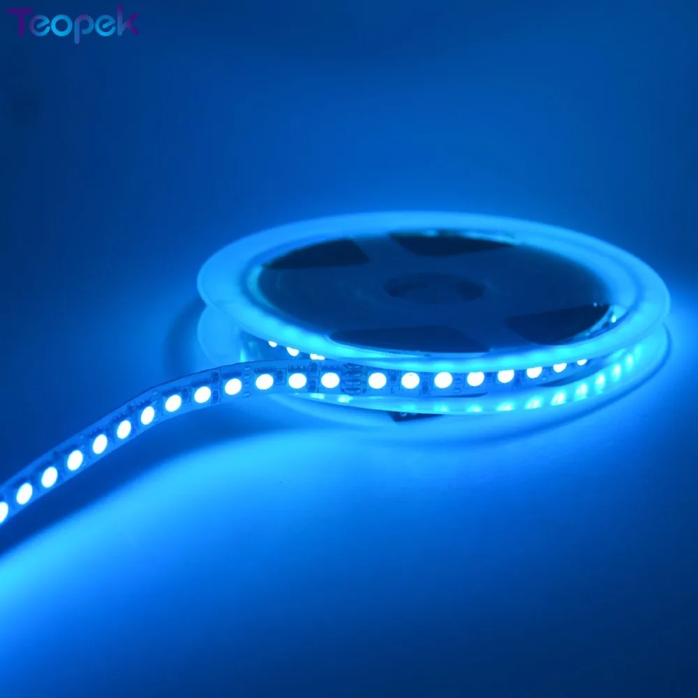 5050 Светодиодная лента 120 светодиодный s/m Однорядный теплый белый/RGB DC12V 5 м 600 светодиодный IP20 IP65 IP67 водонепроницаемый гибкий светодиодный свет