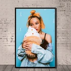 Плакат, принты, кошка, рэпер, хип-хоп, музыка, певец, звезда, картина маслом, холст, настенные картины, декор для гостиной, дома