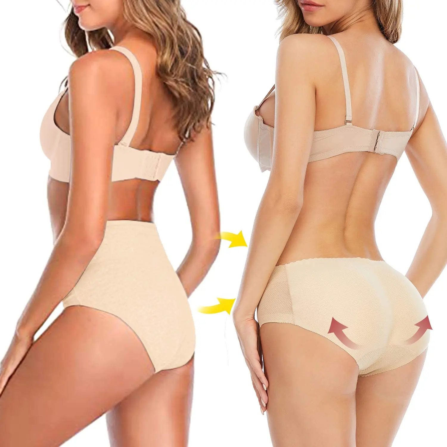 Женские Бесшовные трусы с эффектом пуш-ап | Женская одежда