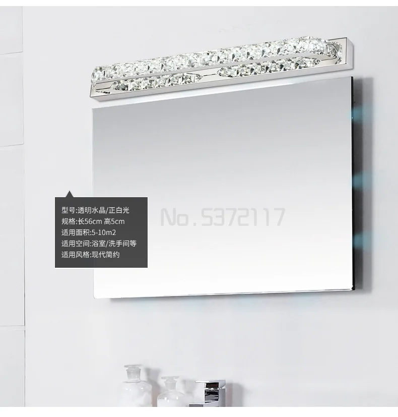 

K9 10W Crystal Bathroom Light Fixtures Led Bath Vanity Wall Sconces Light Bathroom Light Fixtures Modern Bedroom Wall Sconce