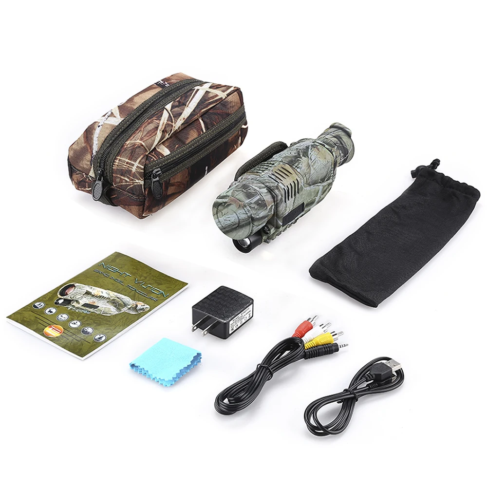 

BOBLOV 5X40 Digital Infrared Night Vision Goggle Monocular 200m Range Video DVR Imagers for Hunting Camera Device